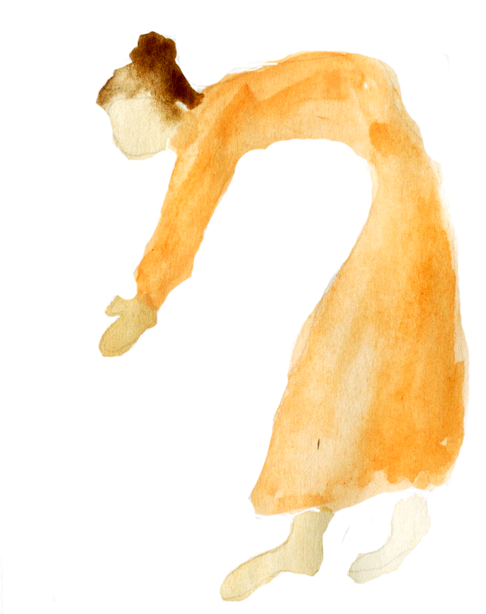 My Process Included Sketching The Illustration Out - Watercolor Paint Clipart (686x865), Png Download