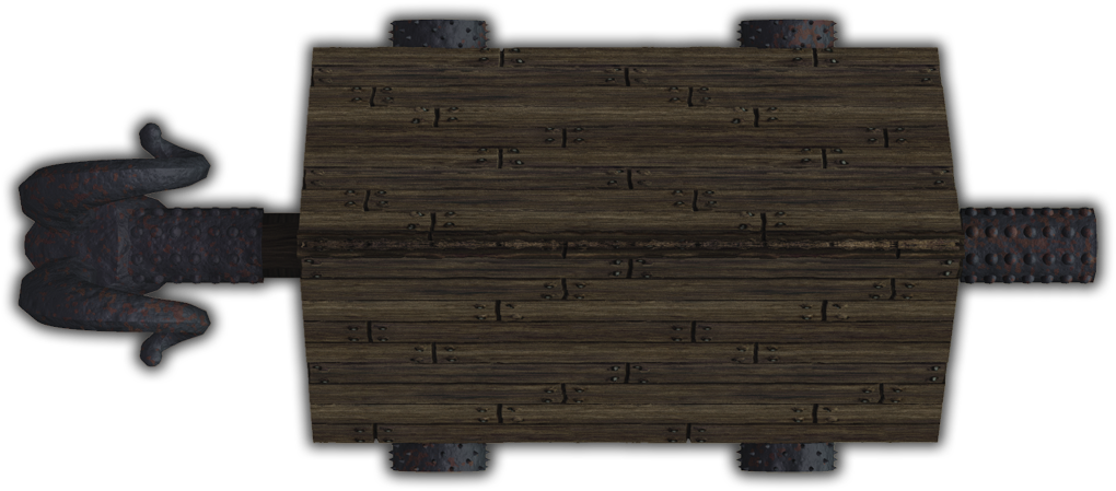 07 Feb 2009 - Battering Ram Top Down Clipart (1067x800), Png Download