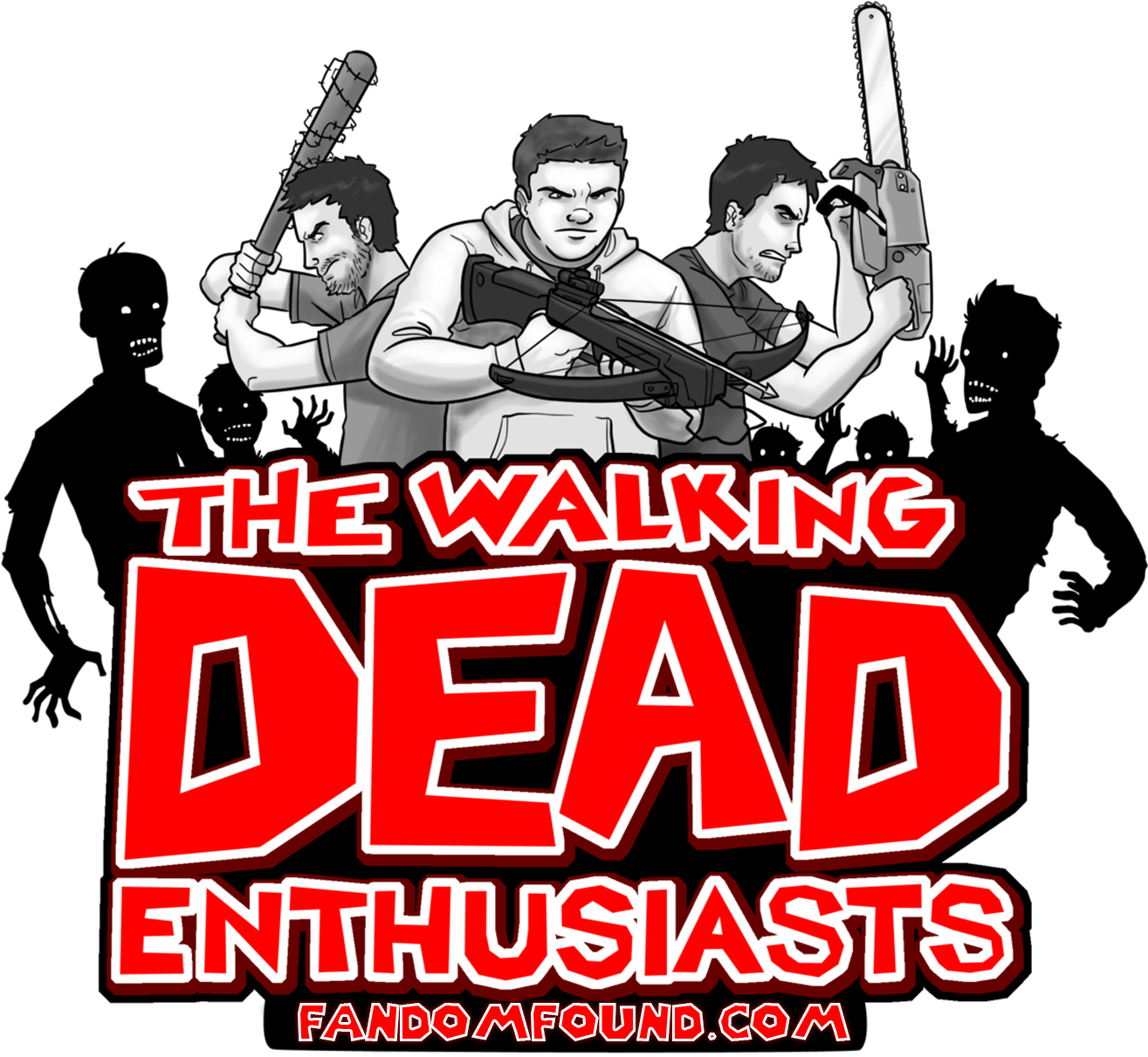 The Walking Dead Enthusiasts Podcast By Fandom Found - Softball Clipart (1400x1400), Png Download