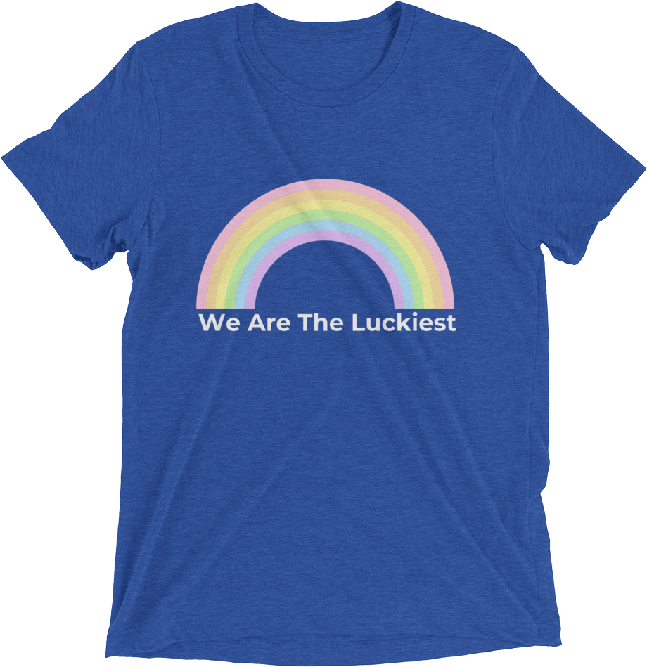 We Are The Luckiest Tee- The Pastel Collection - Shirt Clipart (1000x1000), Png Download