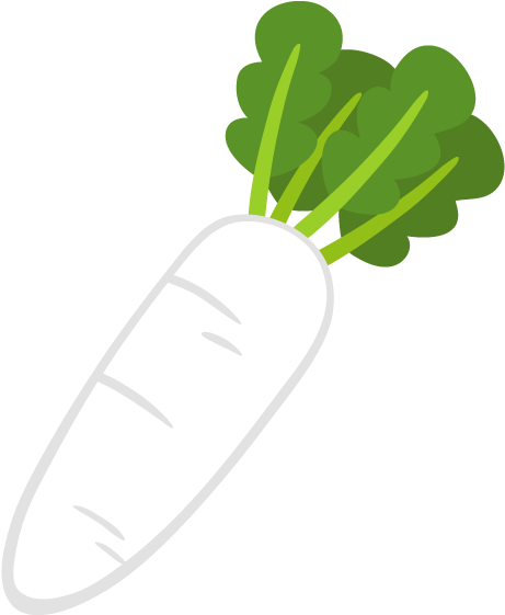 Daikon Clipart (640x640), Png Download