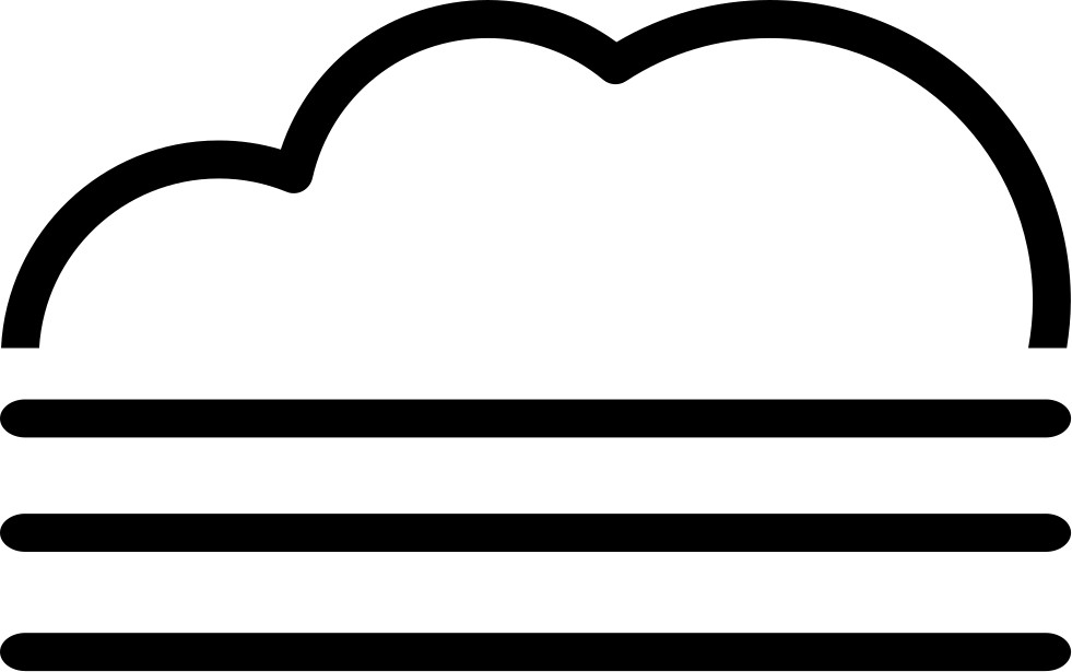 Mist And Cloud Comments - Fog And Cloud Icon Clipart (981x615), Png Download