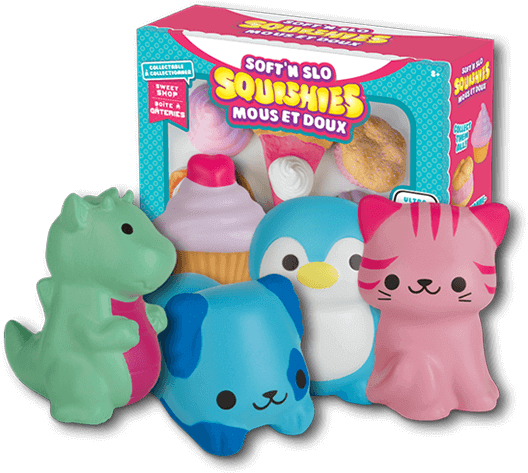 soft n slo squishies mous et doux