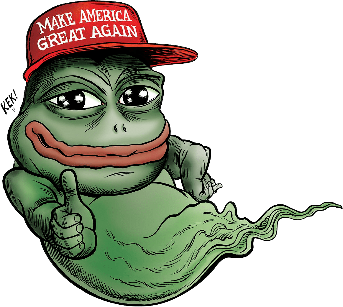 Smug Pepe Benjamin - Make America Great Again Bad Clipart (1215x1095), Png Download