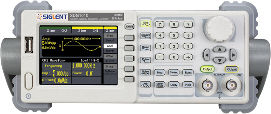 Sdg1000 Series Function/arbitrary Waveform Generators - Siglent Sdg805 Clipart (1000x519), Png Download