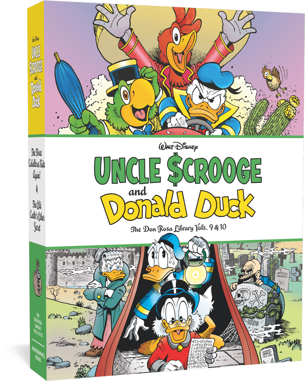 Uncle Scrooge And Donald Duck Slipcase V9-10 - Walt Disney Uncle Scrooge And Donald Duck 0 Clipart (1000x1258), Png Download