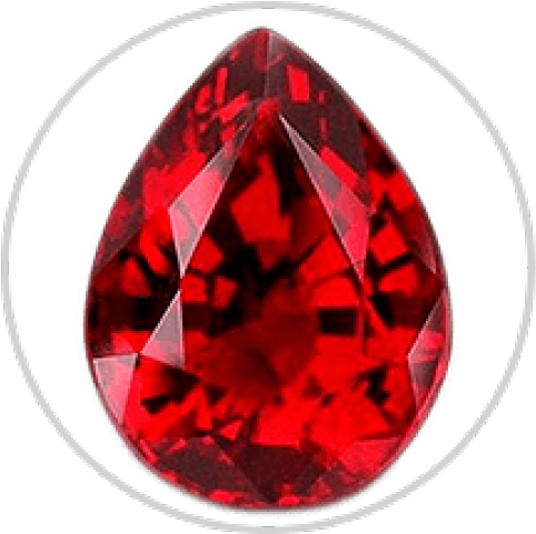 Precious Red Stone Clipart (640x480), Png Download
