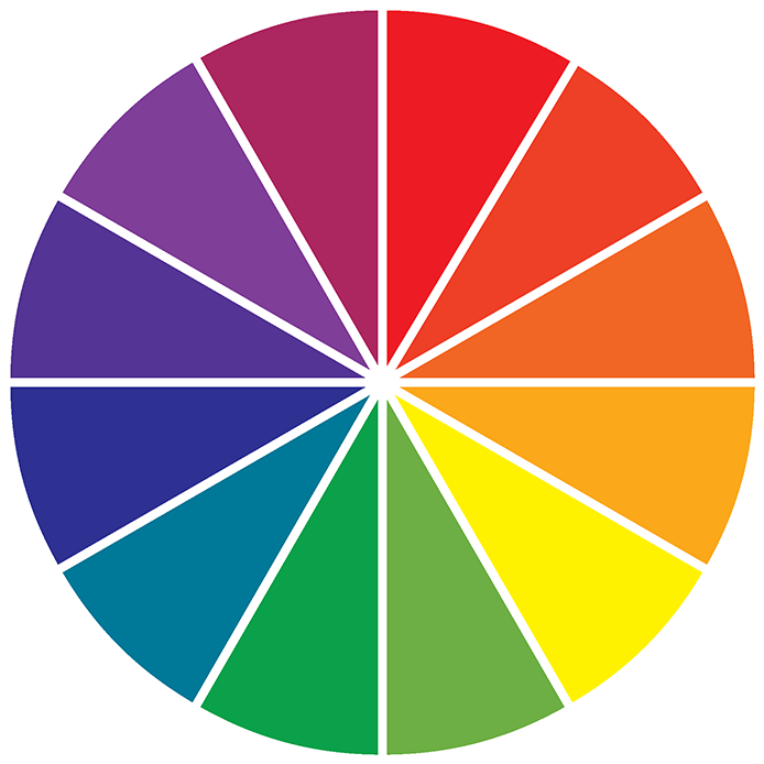 Or More Colors With A Fixed Relation In The Color Wheel - Color Wheel Cake Clipart (750x750), Png Download