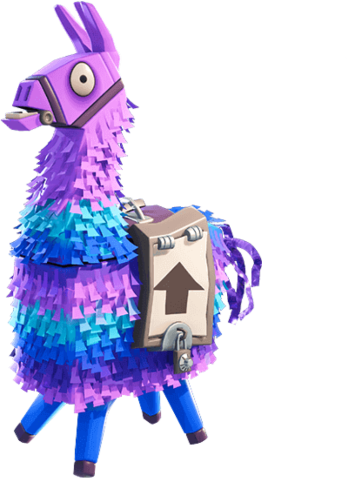 Sticker By Derafita - Llama Fortnite Clipart (1024x1024), Png Download