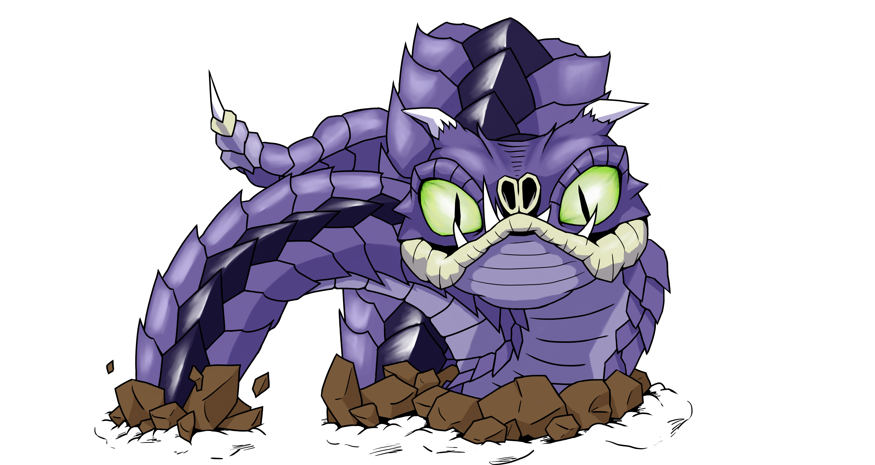 Pugalisk - Thumb - - Cartoon Clipart (3840x2160), Png Download