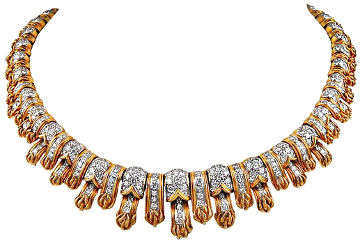 Jewellery Png Background Image - Light Weight Gold Chokers Clipart (522x600), Png Download