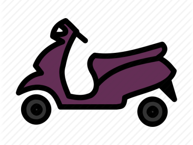 Vehicle Clipart Two Wheeler - Illustration - Png Download (640x480), Png Download