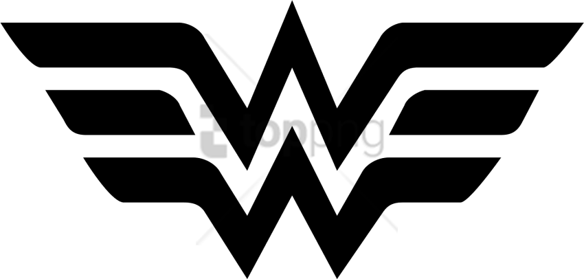 Free Png Logo Wonder Woman Png Image With Transparent - Wonder Woman Logo Png Transparent Clipart (850x406), Png Download