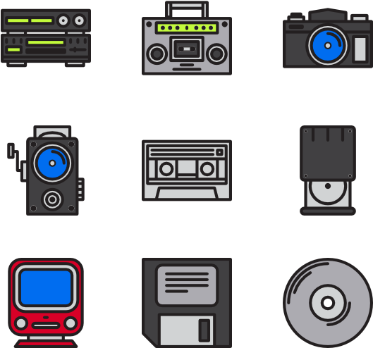 Retro Gadget Clipart (600x564), Png Download