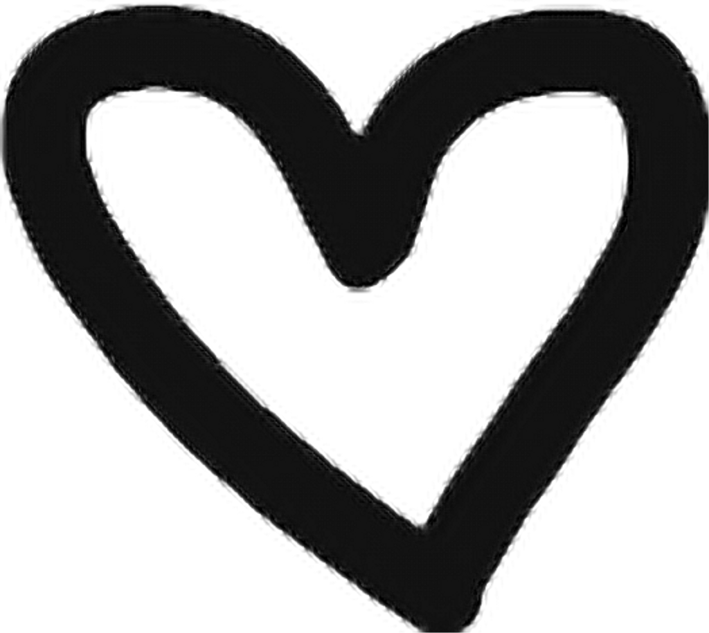 ##tumblr #whatsapp #emoji #emoticon #cool #pretty #nice - Corazon Negro Png Clipart (1024x915), Png Download