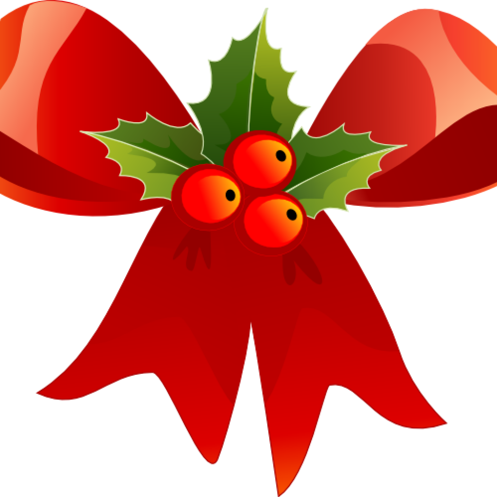Christmas Bow Clipart Free Christmas Bow Cliparts Download - Free Png Christmas Clipart Transparent Png (1024x1024), Png Download