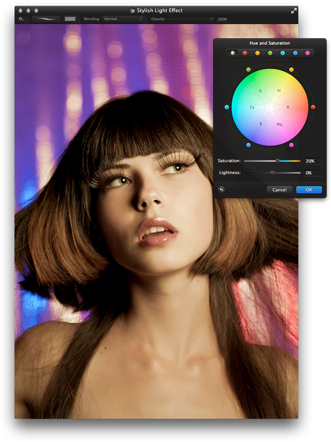 Stylish Light Effect - Nose From Below Reference Clipart (660x880), Png Download