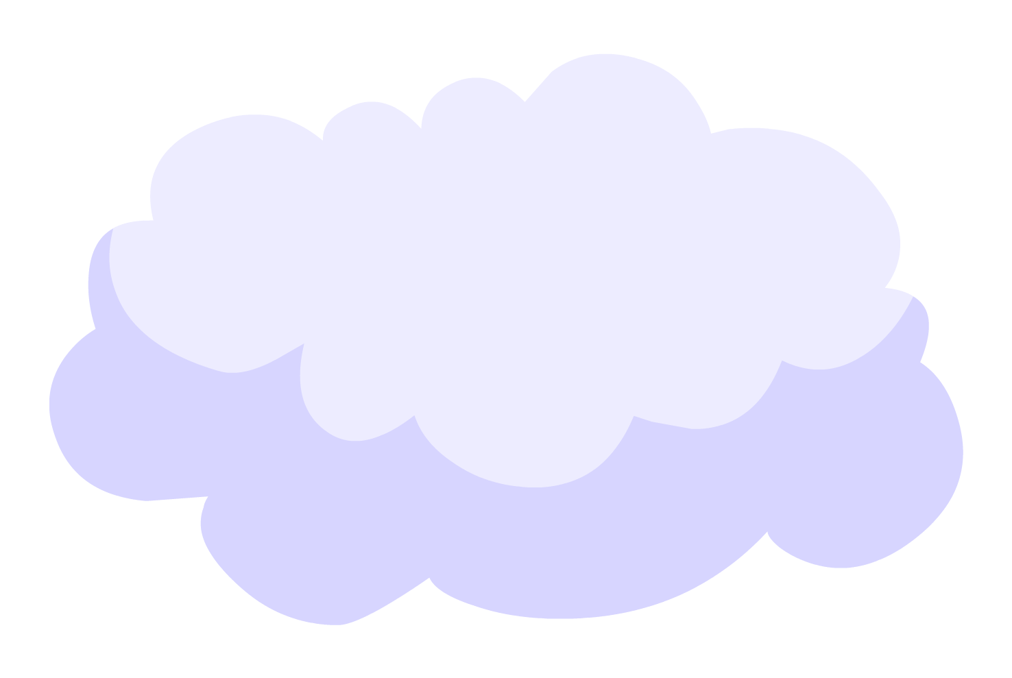 Cloud Vector Art - Darkness Clipart (1736x1163), Png Download