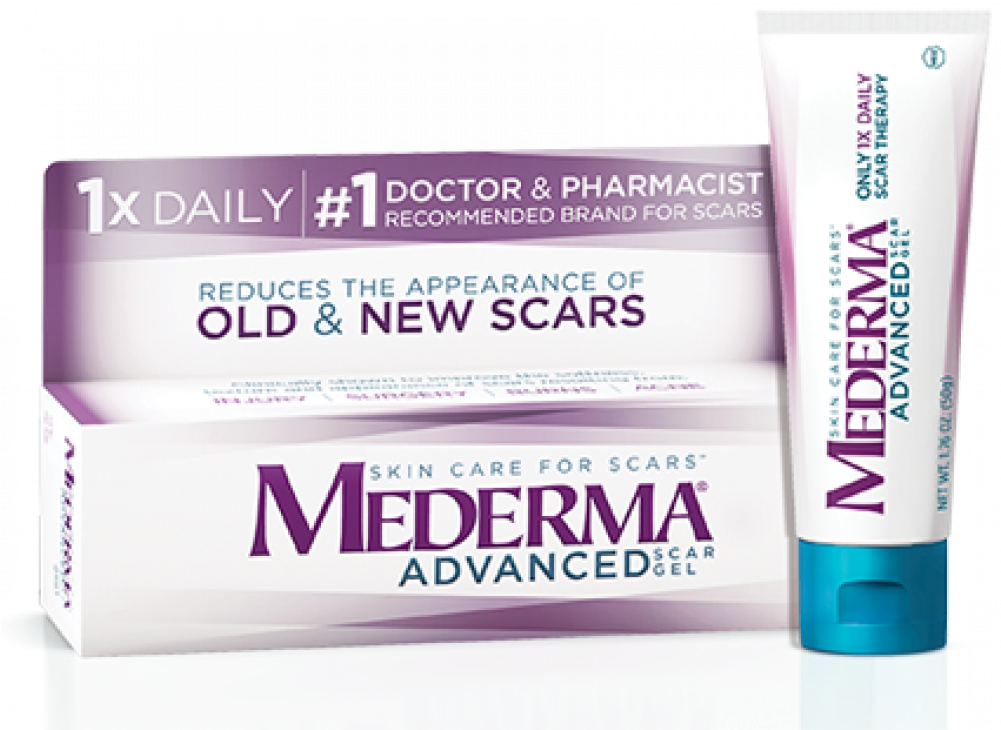Scar Product Advanced Header - Mederma Scar Cream Clipart (1000x1000), Png Download