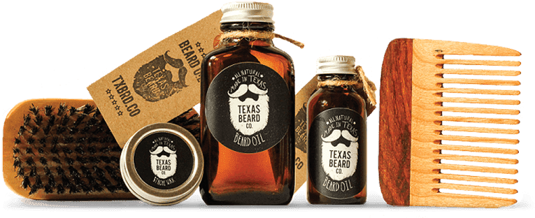 Beard Oil Company Photo - Beard Products Clipart (815x545), Png Download