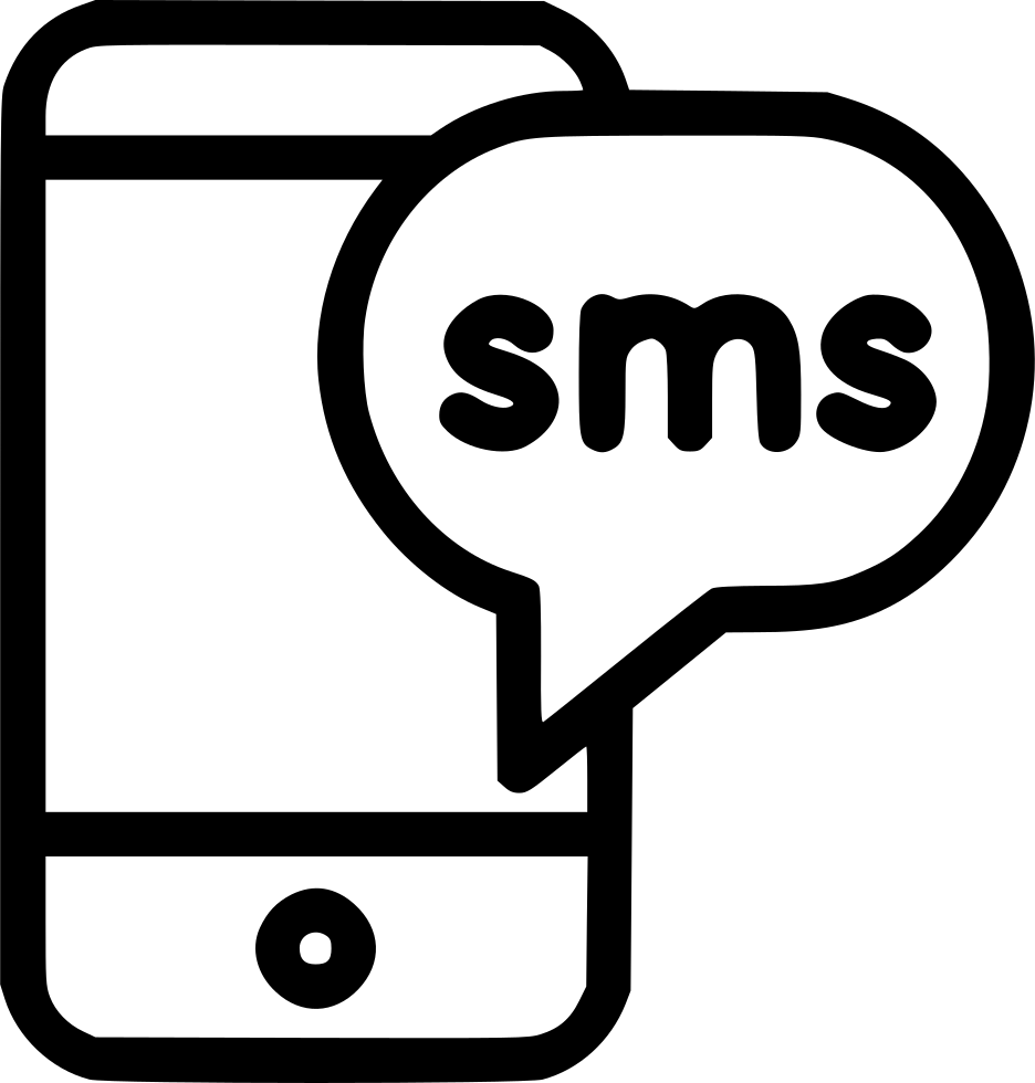 Iphone Mobile Chat Message Sms Comments - Mobile Chat Icon Png Clipart (936x980), Png Download