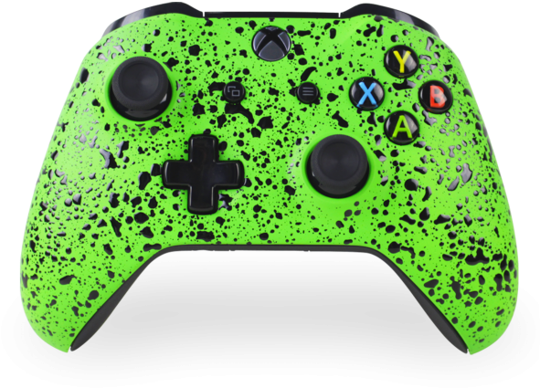 D Splatter One Modz - Xbox One Controller Green Clipart (592x592), Png Download