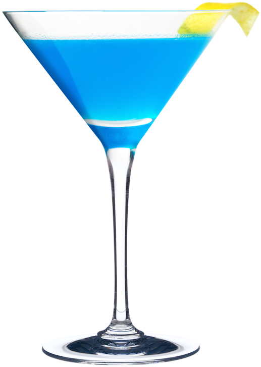 Corpse Reviver - Bombay Sapphire Corpse Reviver Blue Clipart (555x892), Png Download