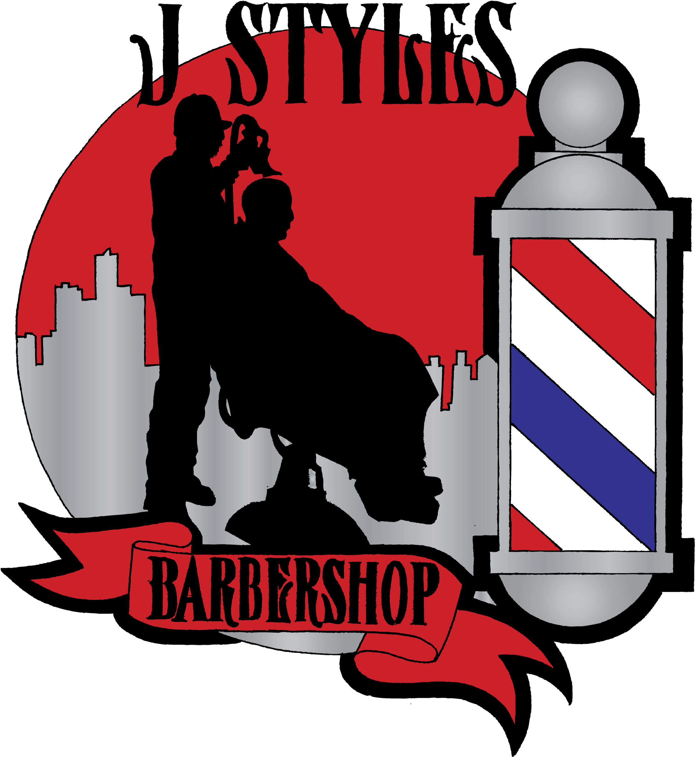 Haircut Clipart Barber Pole - Barber - Png Download (2500x2779), Png Download