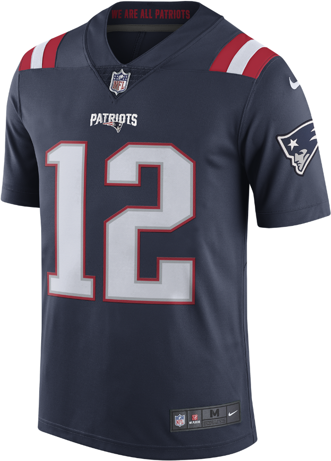 Nike Nfl New England Patriots Color Rush Limited Men's - Color Rush Tom Brady Jersey Clipart (1000x1000), Png Download