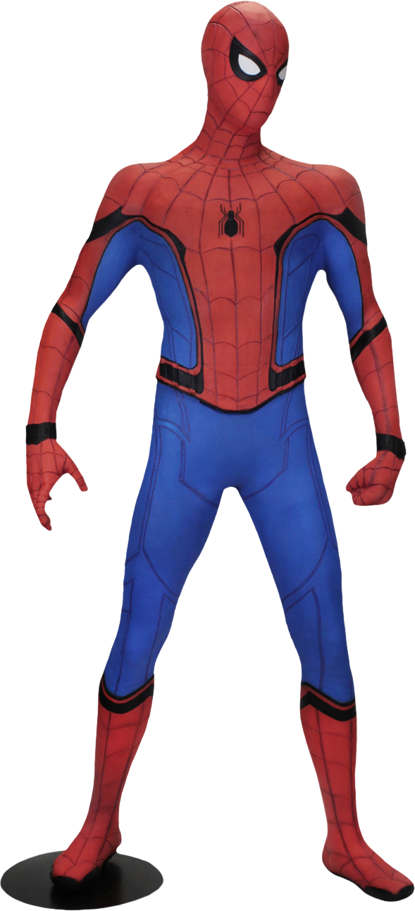 Spider Man - Spiderman Homecoming Figures Neca Clipart (589x1293), Png Download