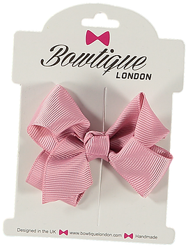 Bowtique London Pink Grosgrain Bow Hair Clip - Wedding Favors - Png Download (639x639), Png Download