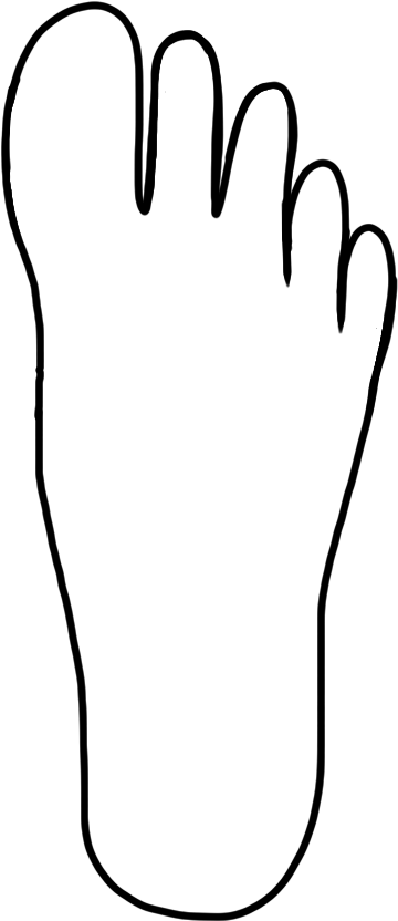 Hands And Feet Clipart - Sign - Png Download (427x871), Png Download