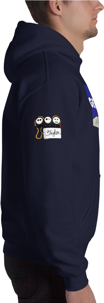 Over & Out Kanye Hoodie - Sweatshirt Clipart (1000x1000), Png Download