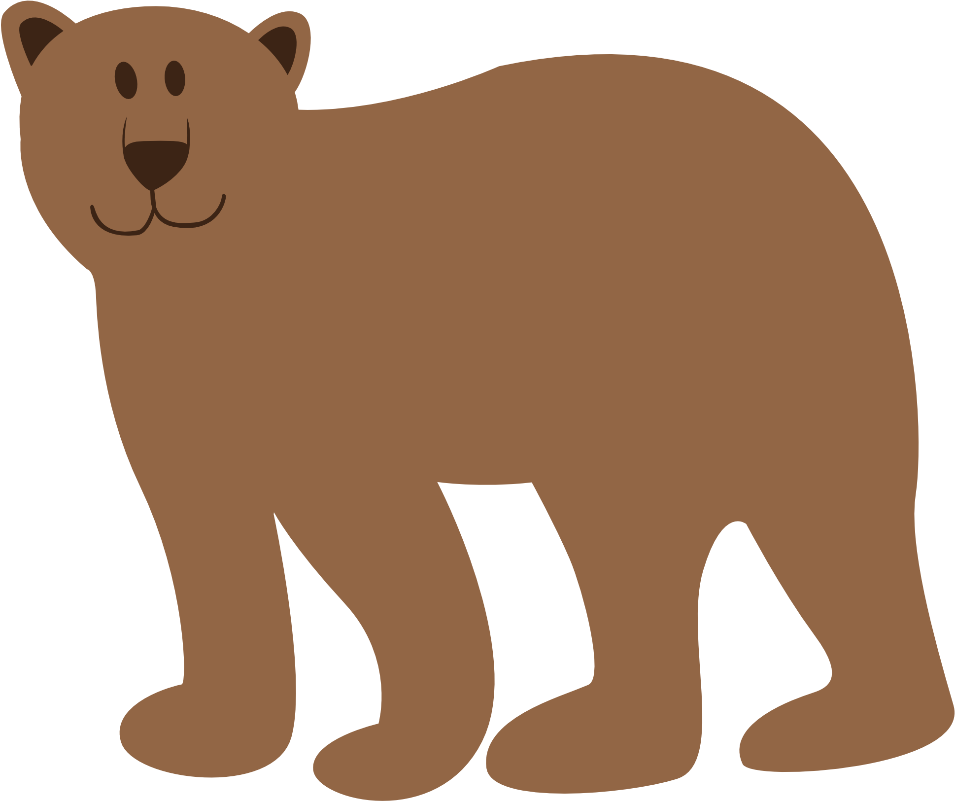 Grizzly Clipart Baer - Transparent Background Clipart Bear - Png Download (1979x1979), Png Download