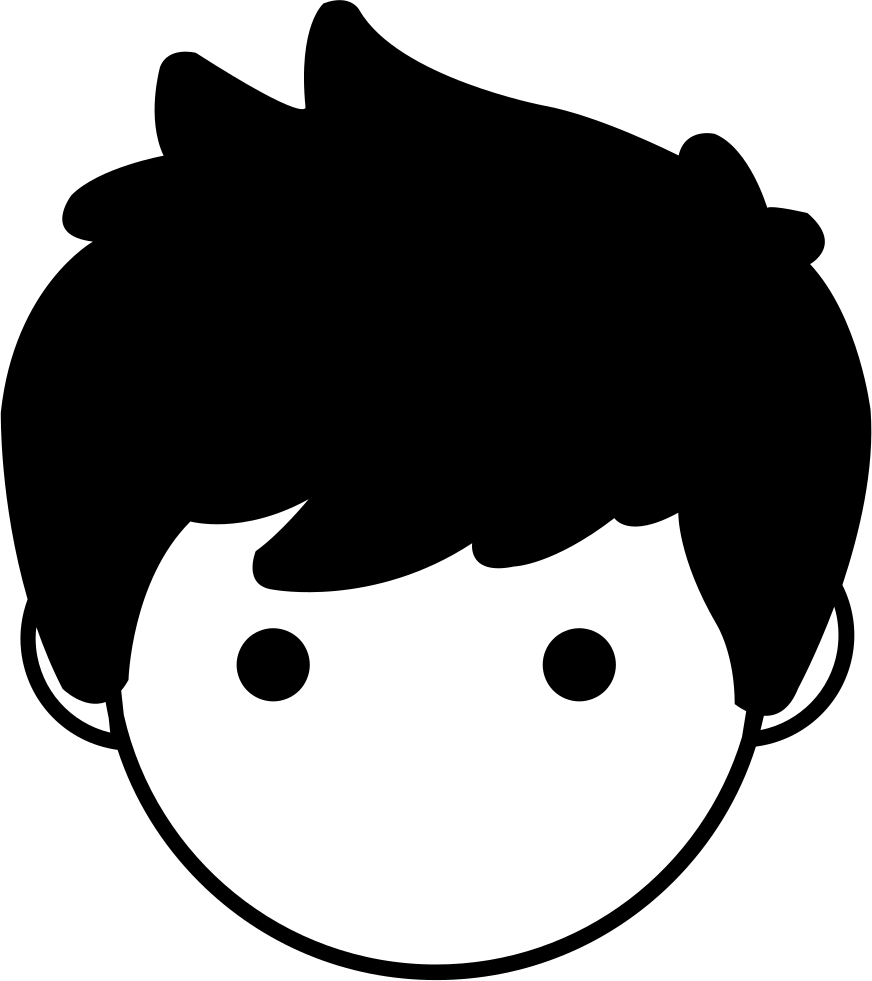 Png File Svg - Boy Icon Png Clipart (872x981), Png Download