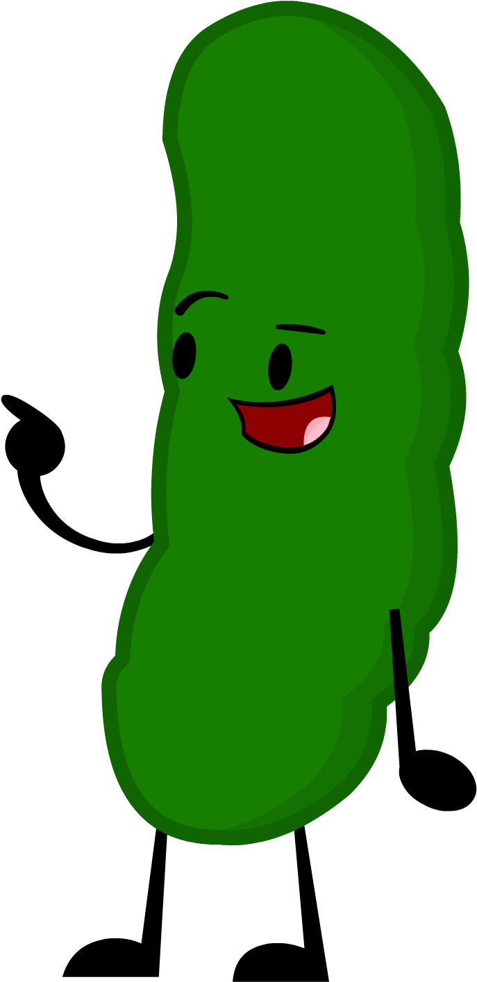Pickle Png , Png Download - Transparent Background Cartoon Pickle Clipart (687x1415), Png Download