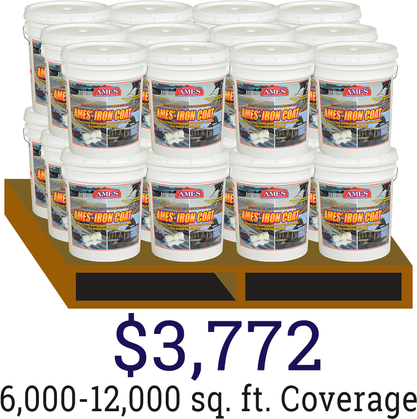 Ames® Iron Coat® Metal Roof Coating Clipart Large Size Png Image