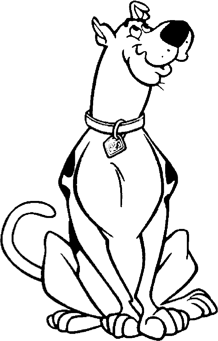 Photos Of Scooby Doo Coloring Pages - Imagens Do Scooby Doo Para Colorir Clipart (700x1114), Png Download