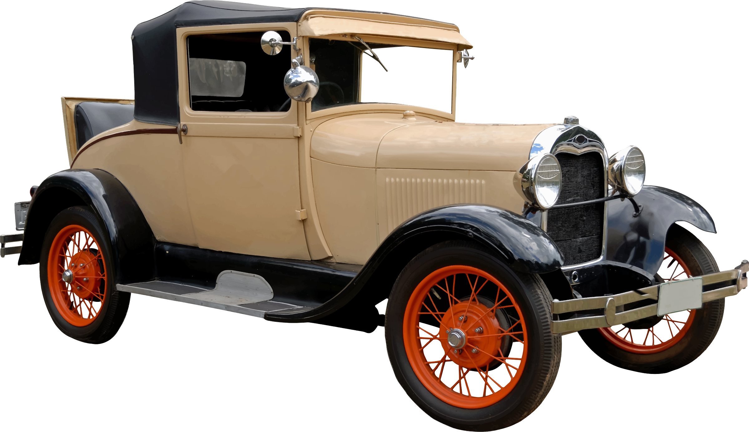 This Free Icons Png Design Of Vintage Car 2 Clipart (2400x1384), Png Download