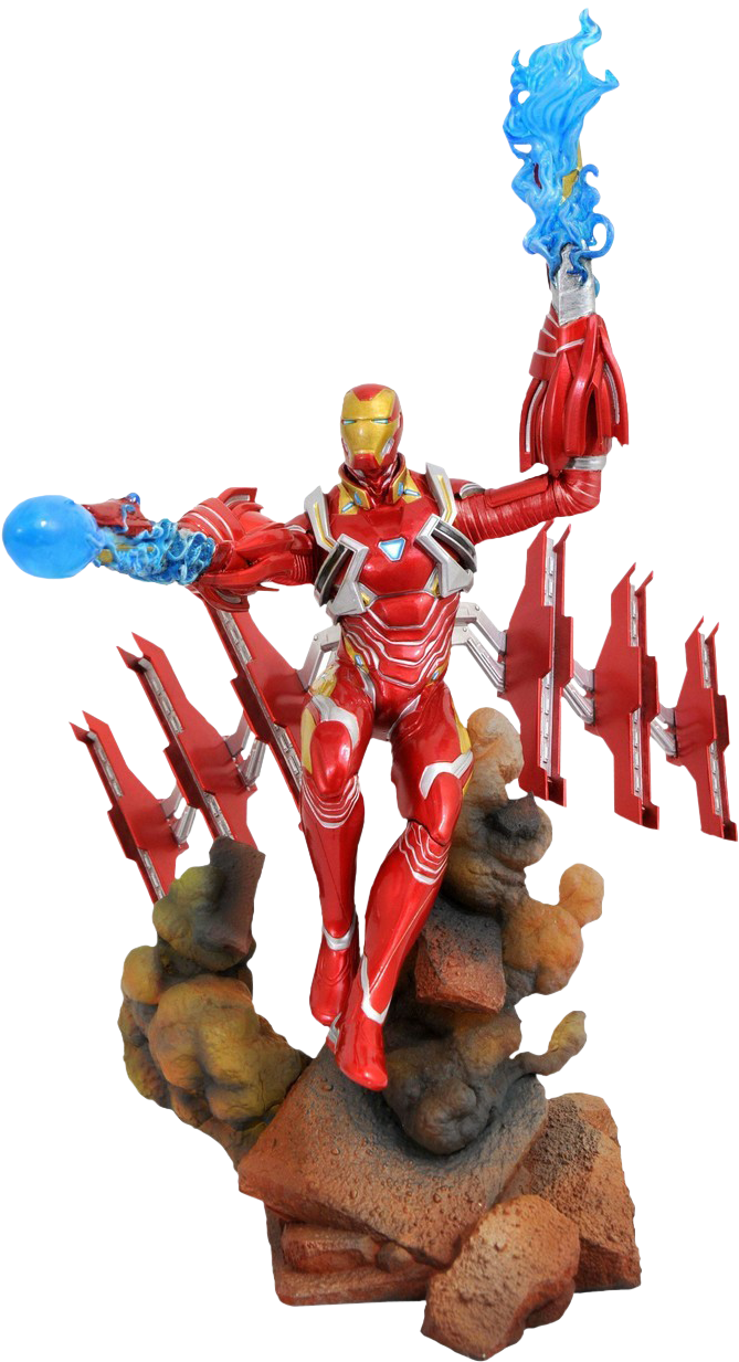 Infinity War - Diamond Select Infinity War Iron Man Clipart (703x1248), Png Download