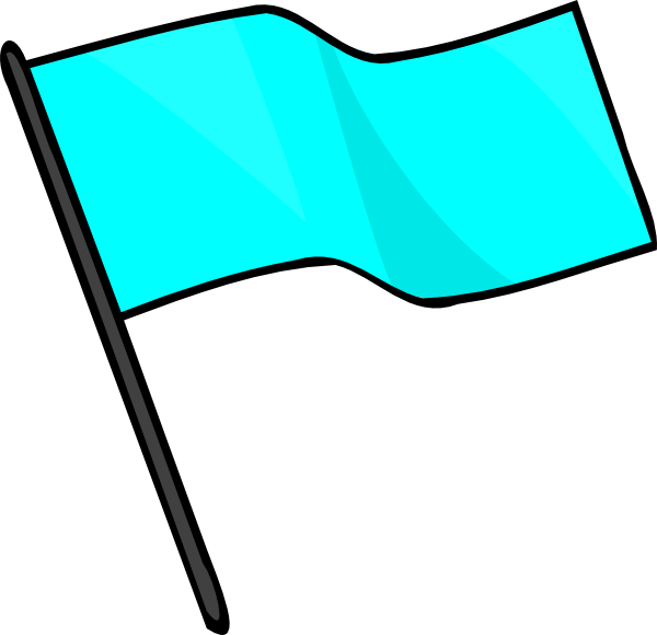 Light Blue Flag Png Clipart (600x580), Png Download