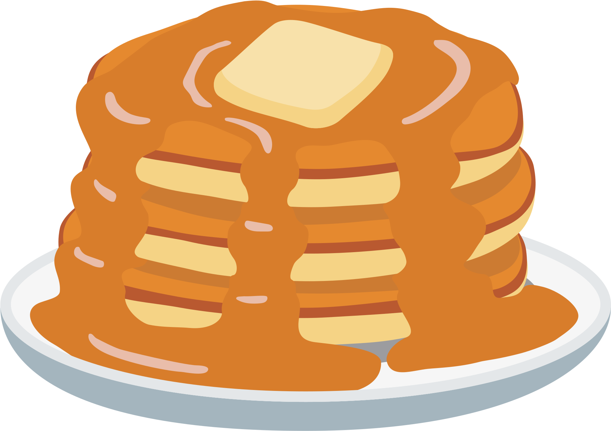 Jpg Royalty Free Download Pancake Png For Free Download - 🥞 Emoji Lg Clipart (2000x2000), Png Download