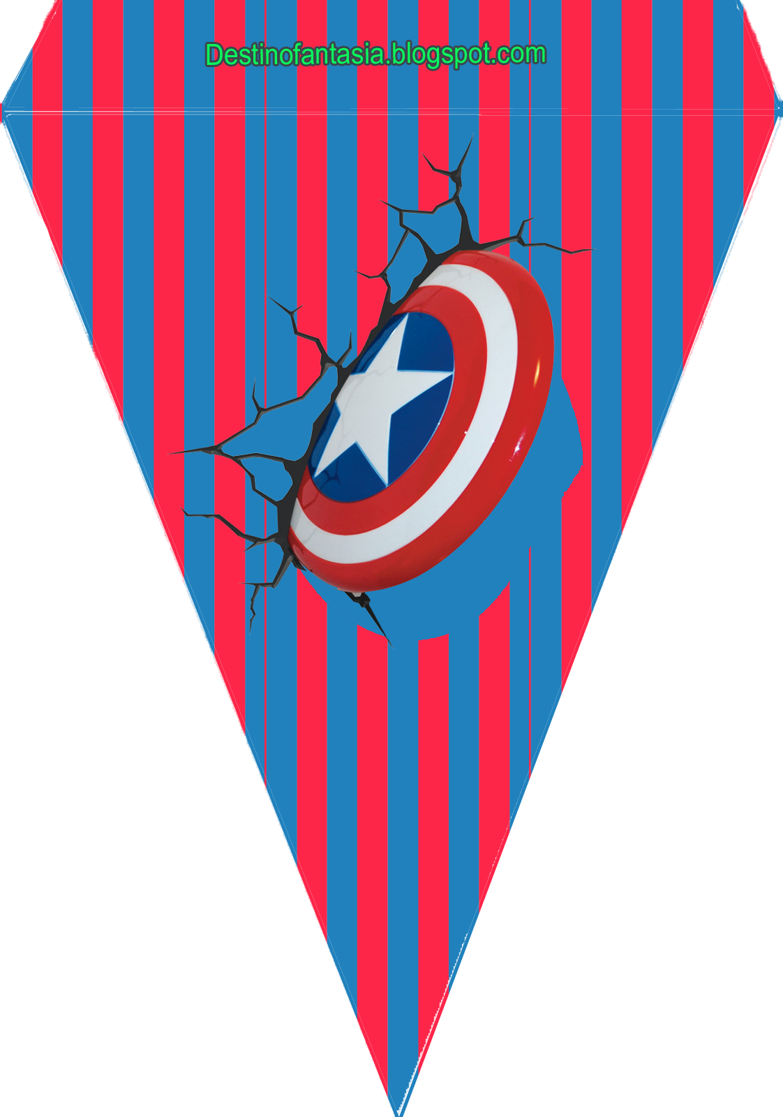 Rótulos Embalagens Festa Capitão America - Captain America Clipart (1122x1600), Png Download