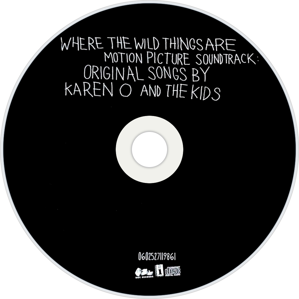 Karen O And The Kids Where The Wild Things Are Cd Disc - Cd Clipart (1000x1000), Png Download