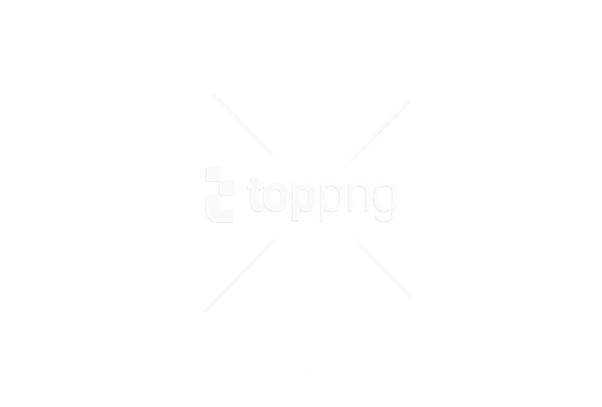 Free Png Download Happy Valentine's Day Png Images - Happy Valentines Day Png White Clipart (850x584), Png Download