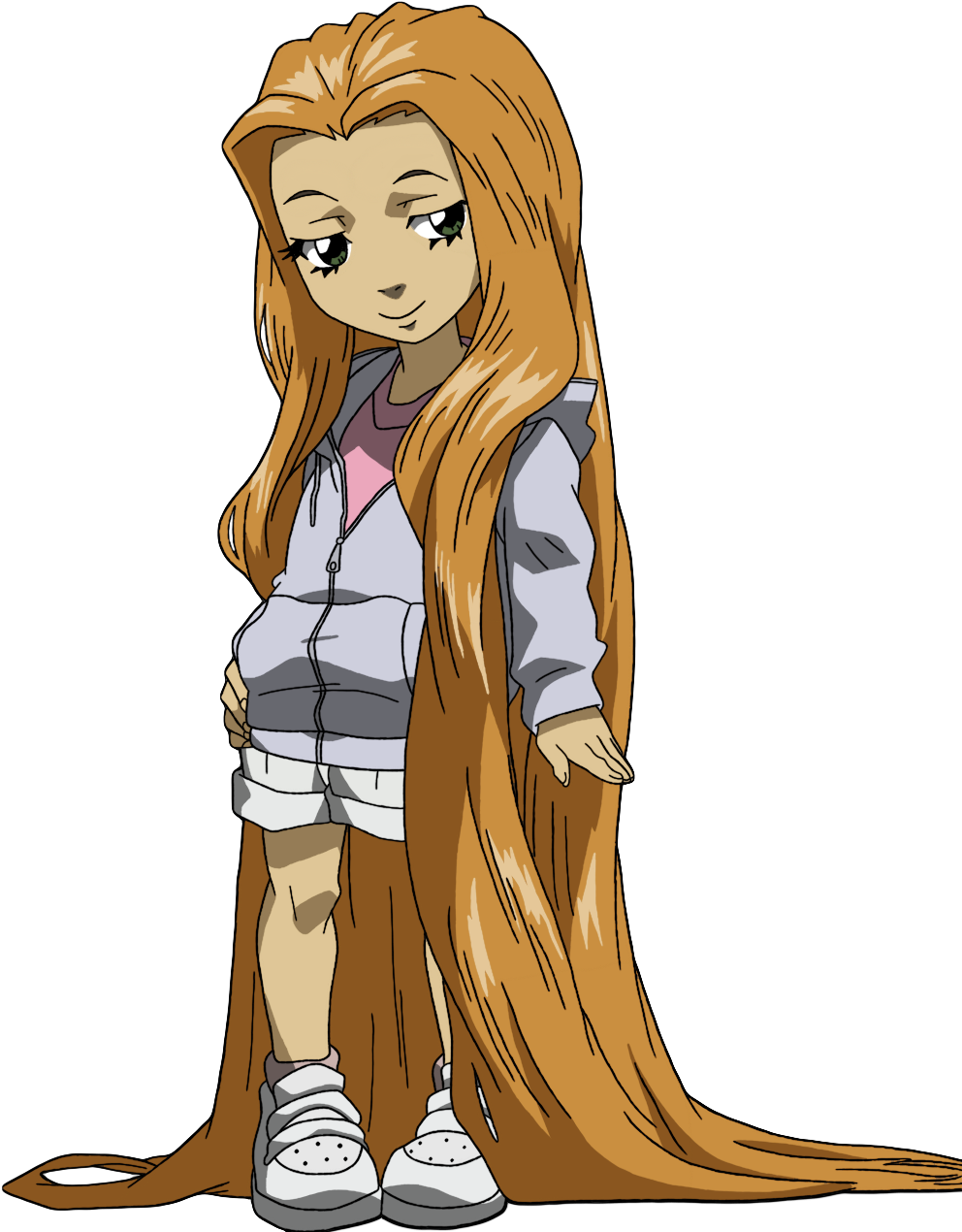 Huey Freeman And Jazmine Dubois Kiss , Png Download Clipart (992x1270), Png Download