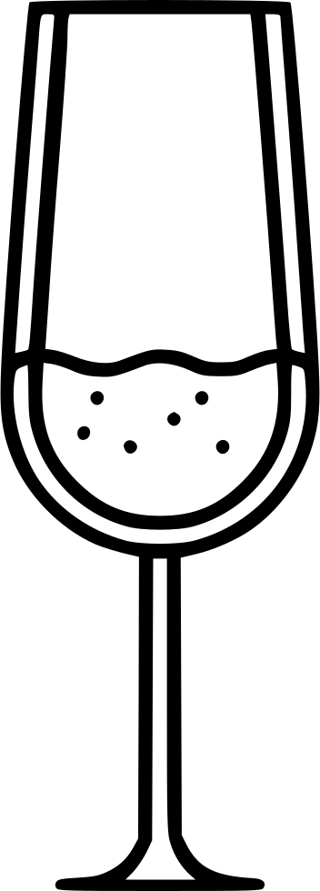 Champagne Glass Comments Clipart (352x980), Png Download