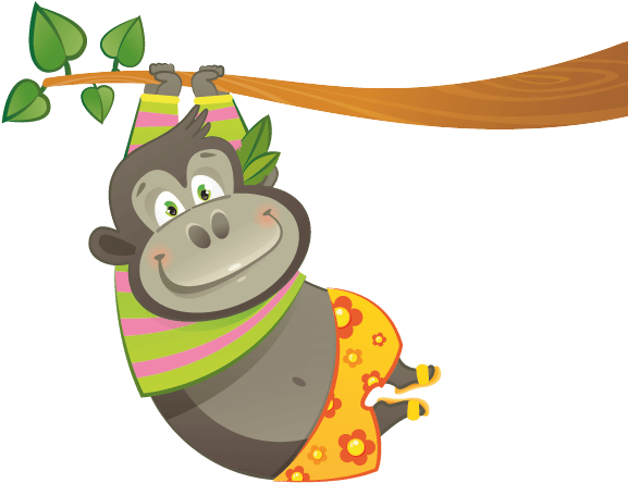 Gorilla - Cartoon Clipart (700x700), Png Download
