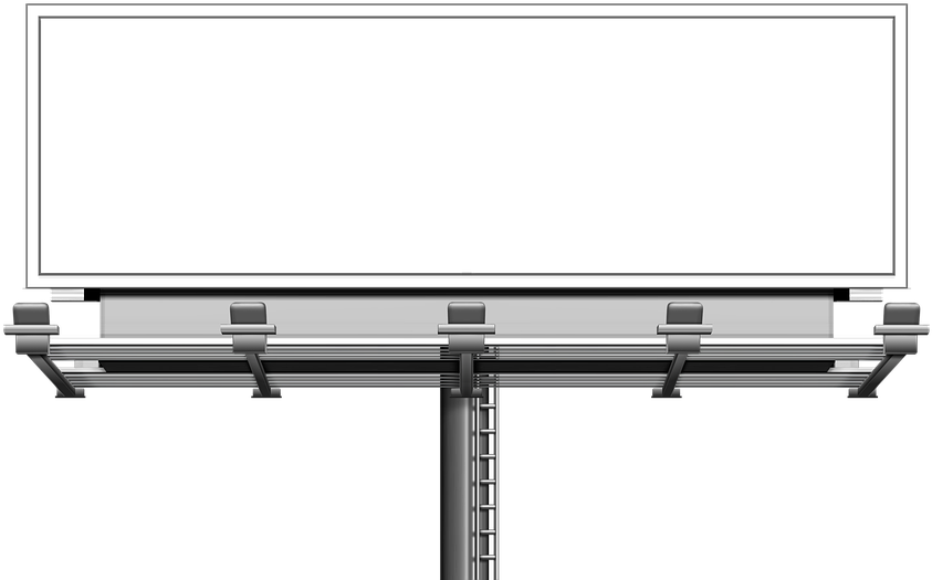 Billboard Banner Advertising Advertising Billboard - Shopping Woman Billboard Png Clipart (960x640), Png Download