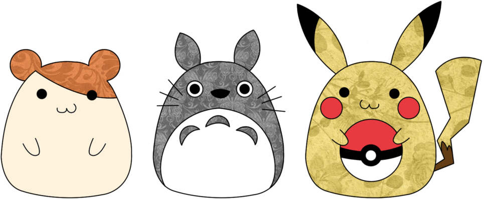 Totoro Kawaii , Png Download Clipart (965x397), Png Download